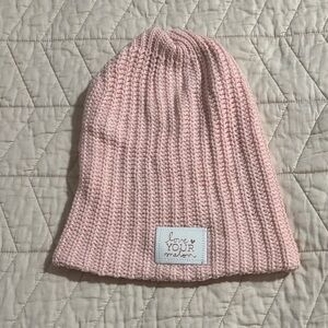 Love Your Melon Light Pink Beanie EUC